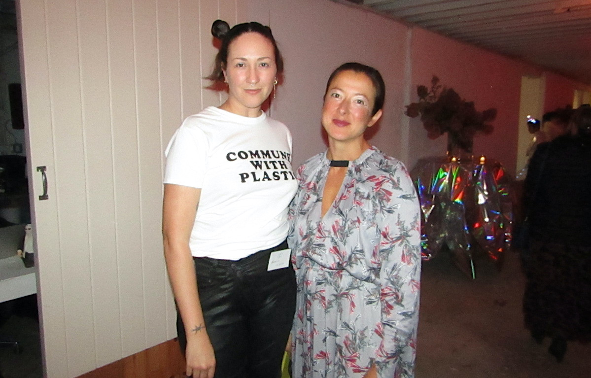 Executive assistant Amanda Krueger and Liz Broadfoot, Art Omi development director