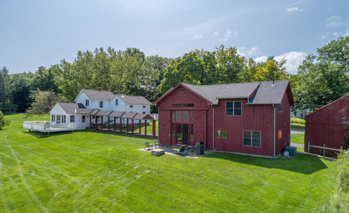 Farmhouse and bunkhouse