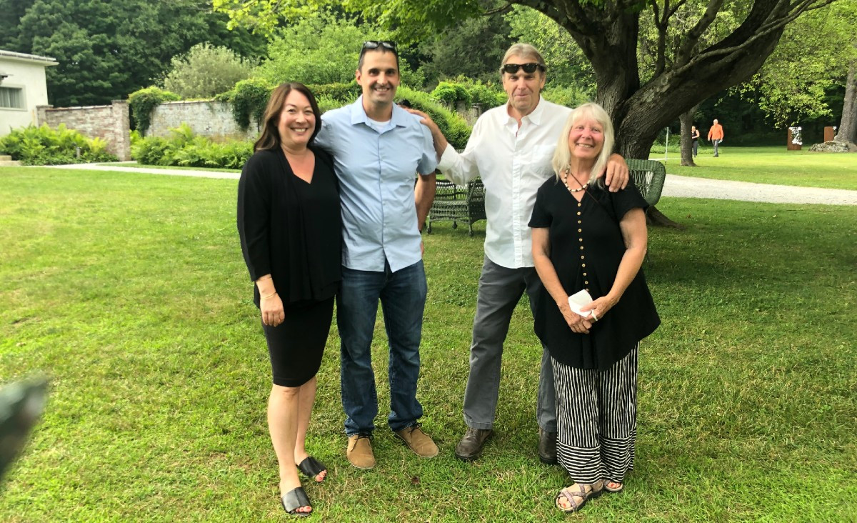 Sarah Palumbo, Marc Palumbo, who has worked with Jonathan Prince for 11 years; Michael Thomas, a filmmaker, and Jo Valens