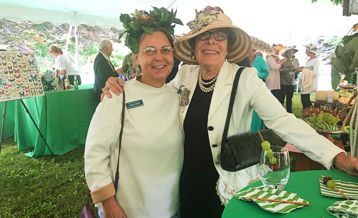 Robin Parow, the Garden's director of marketing communications, and Lauretta Harris Robin Parow, the Garden's director of marketing communications, and Lauretta Harris