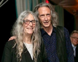 Patti Smith&nbsp;and&nbsp;Lenny Kaye&nbsp;(Photo by Susan Magnano).