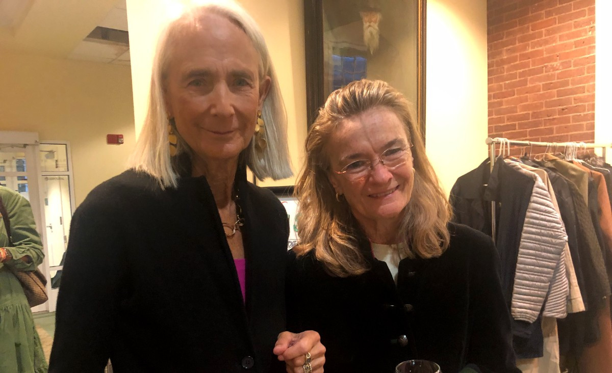 Barbara Peabody and Katy Kinsolving of the&nbsp;Northwest Connecticut Land Conservancy