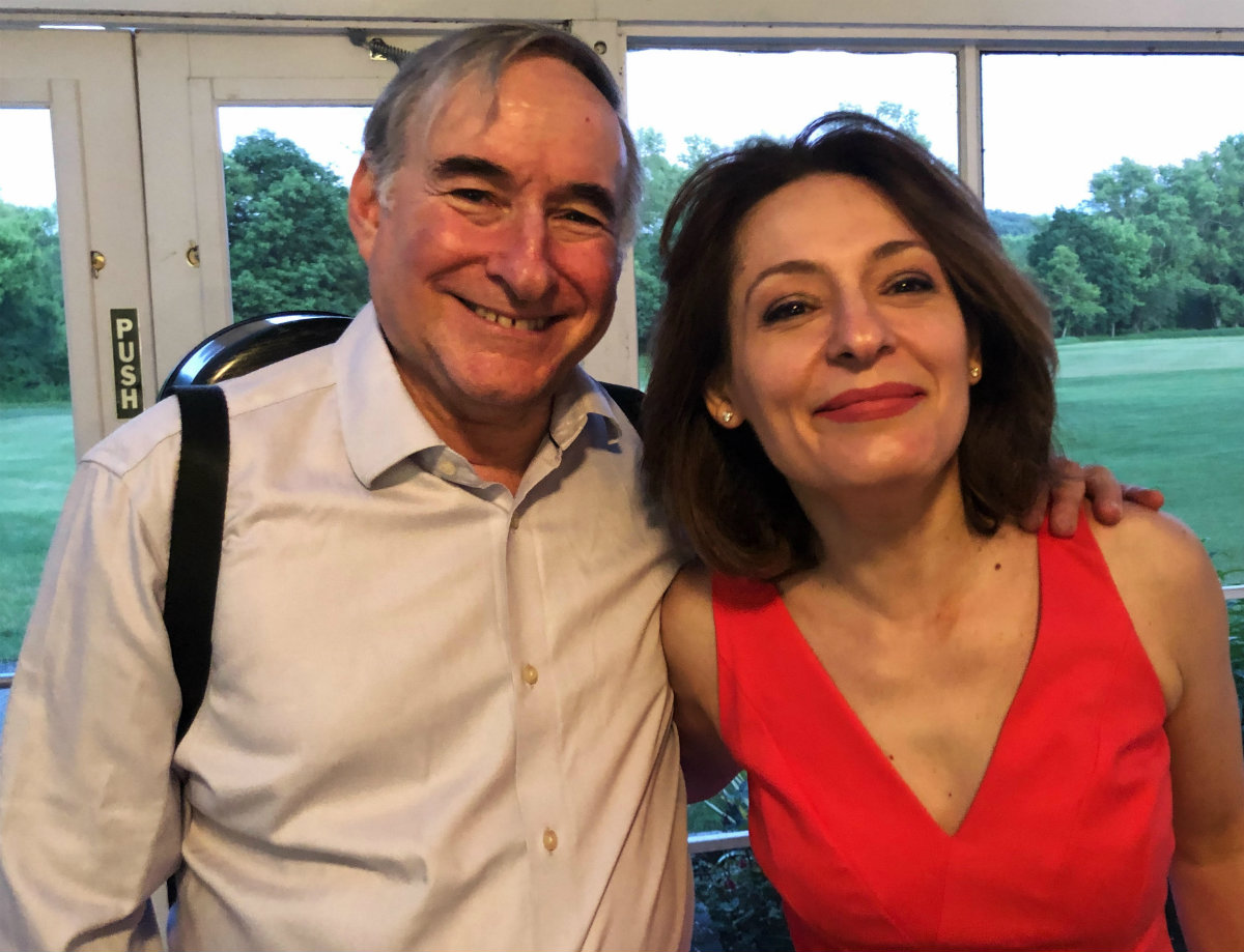 Violinists Peter Zazofsky and Irina Muresanu.