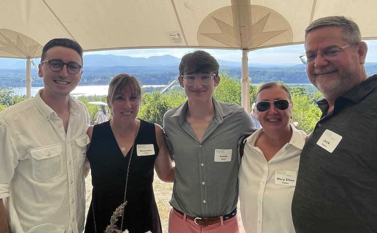 Chris Hanse, Maureen Hanse, Gavin Hanse, Mary Ellen Higbee, and Jack Higbee