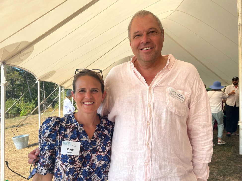Kate Wood @worthpreserving and The Olana Partnership Senior Vice President and&nbsp;Landscape Curator Mark Prezorski