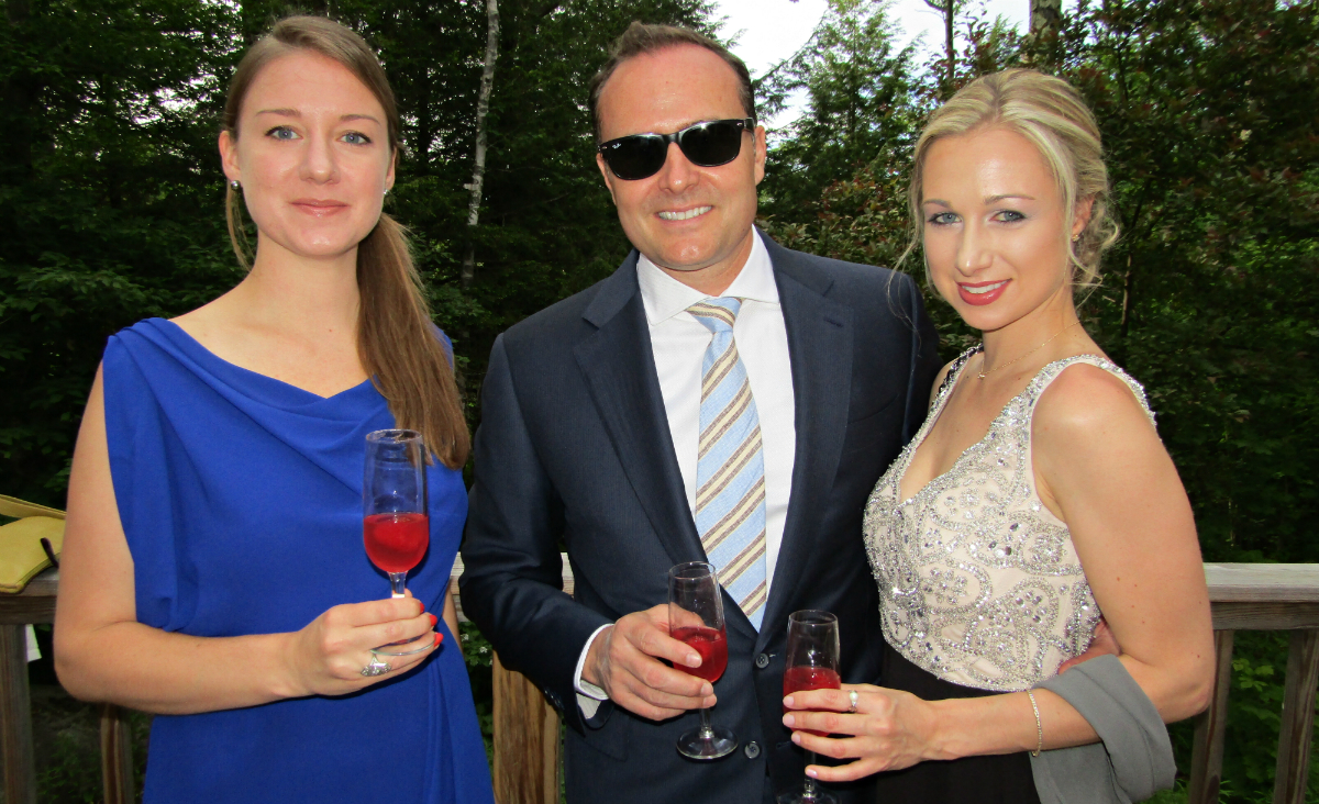 Christalena Hughmanick, Brandon Williams and Agnessa Lynn, chair of the after-party Christalena Hughmanick, Brandon Williams and Agnessa Lynn, chair of the after-party