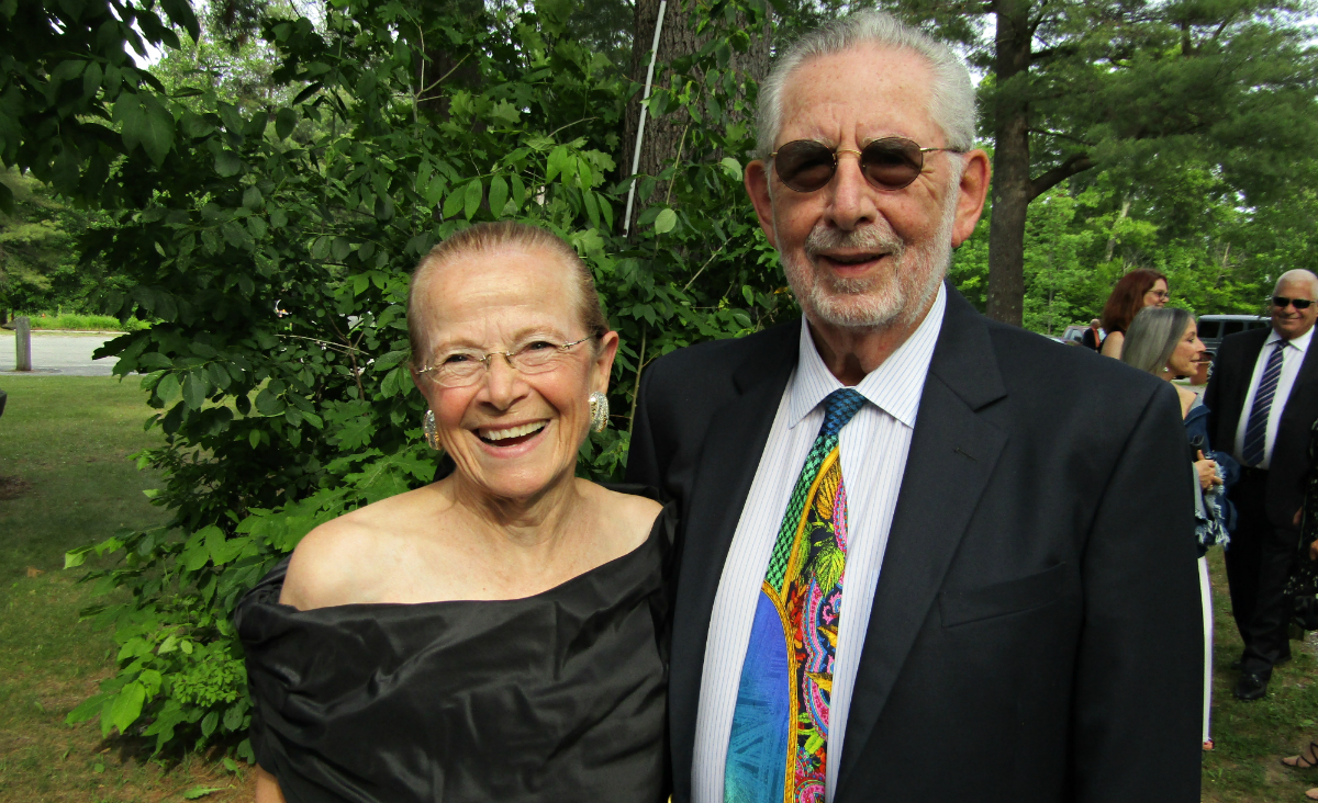 Board member Nancy Kalodner and Dr. Justin Wernick Board member Nancy Kalodner and Dr. Justin Wernick
