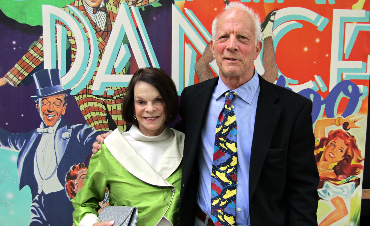 Trustee emeritus Sylvia Pope with Brad Meyer Trustee emeritus Sylvia Pope with Brad Meyer