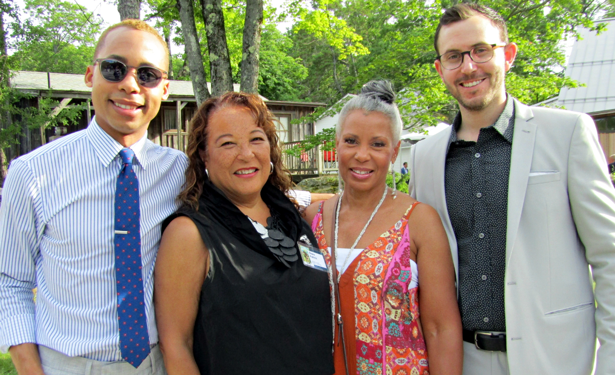 Brandon Sigh, board member Diane B. Patrick, Rhonda Patrick-Sigh and Neil Hagen Brandon Sigh, board member Diane B. Patrick, Rhonda Patrick-Sigh and Neil Hagen