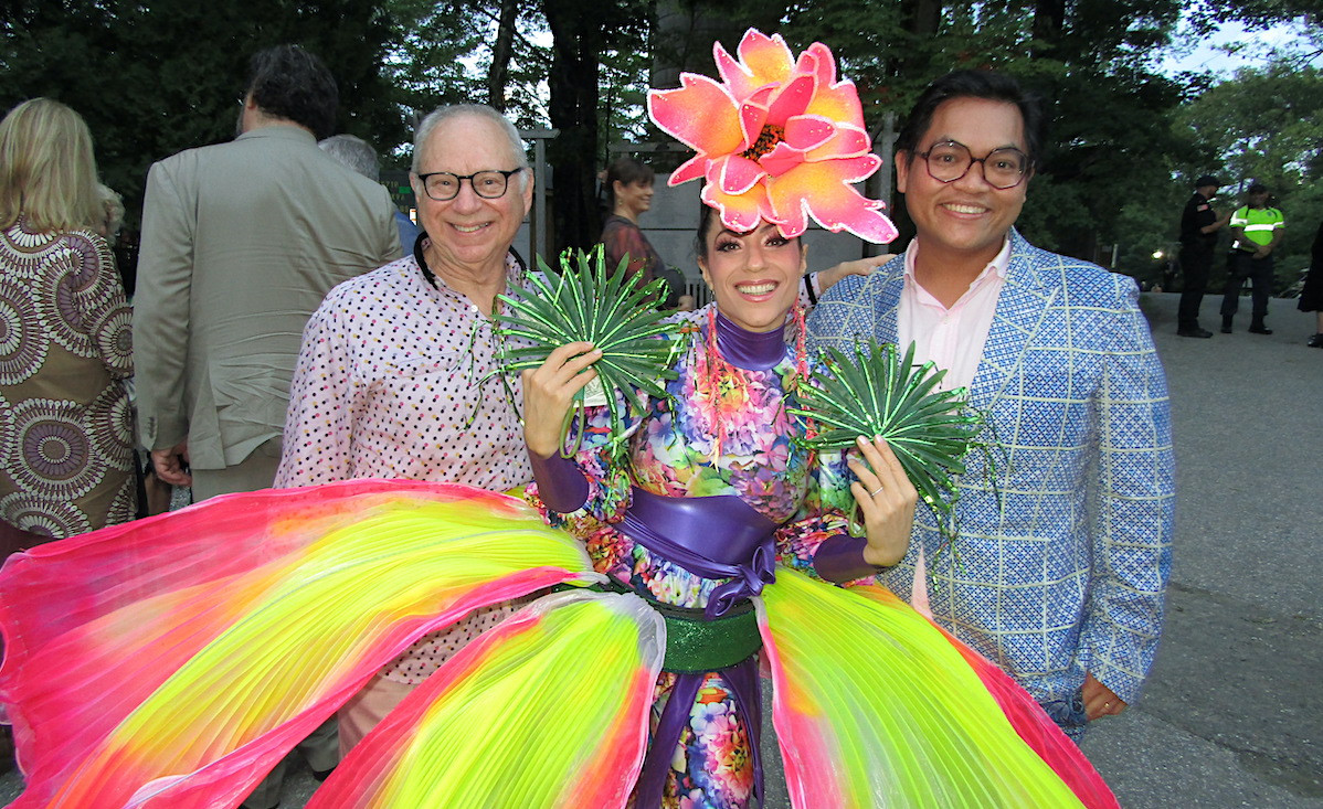 Charles Rosen and Duke Dang pose with Princess Lockeroo