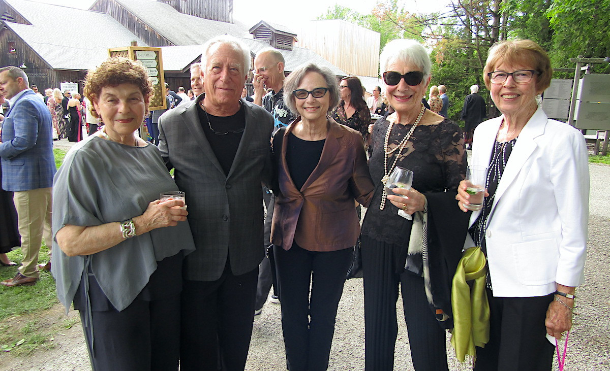 Gala committee member Stephanie Gittleman, Howie and Sue Arkams, Judy Levin and Joanne Dreher