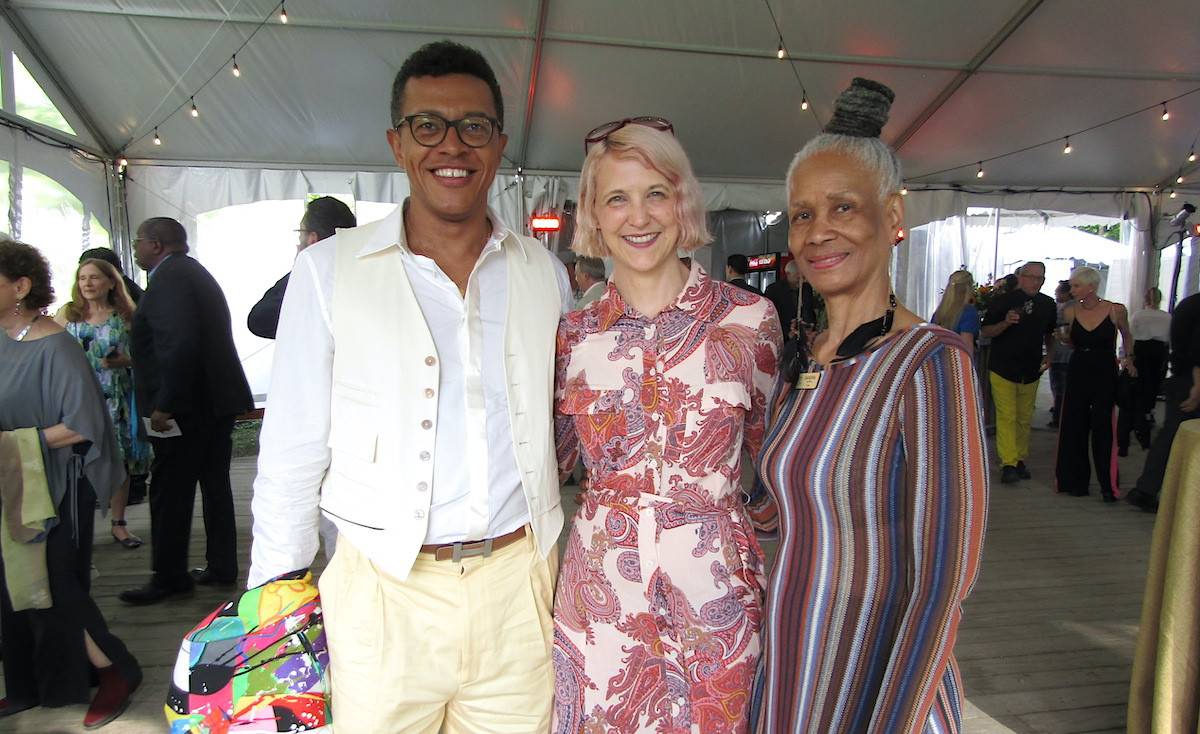 Christophe Kone, Lisa Dorin and Pillow trustee&nbsp;Sandra Burton