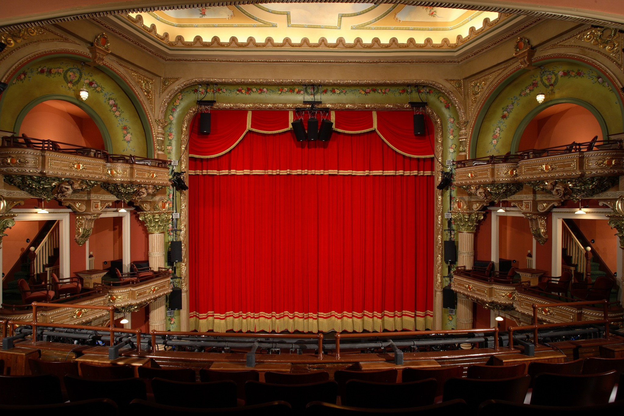 The Colonial Theater Stage in Pittsfield.