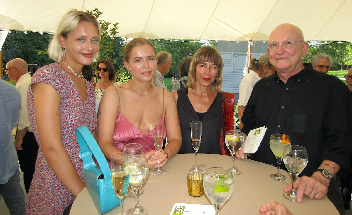 Clementine and Daisy Chalfant, gala commitee member Sarah Chalfant, and Huntley Gill