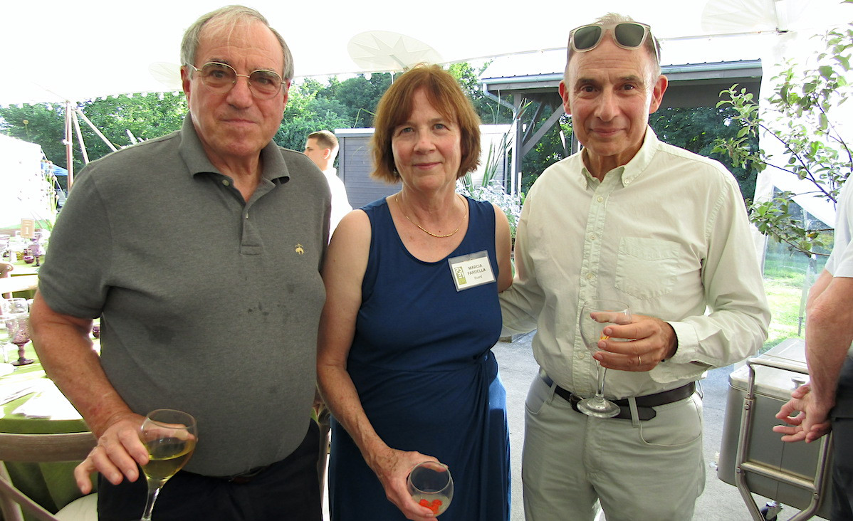 Ken Kramer, board co-president Marcia Fardella, and Jess Fardella