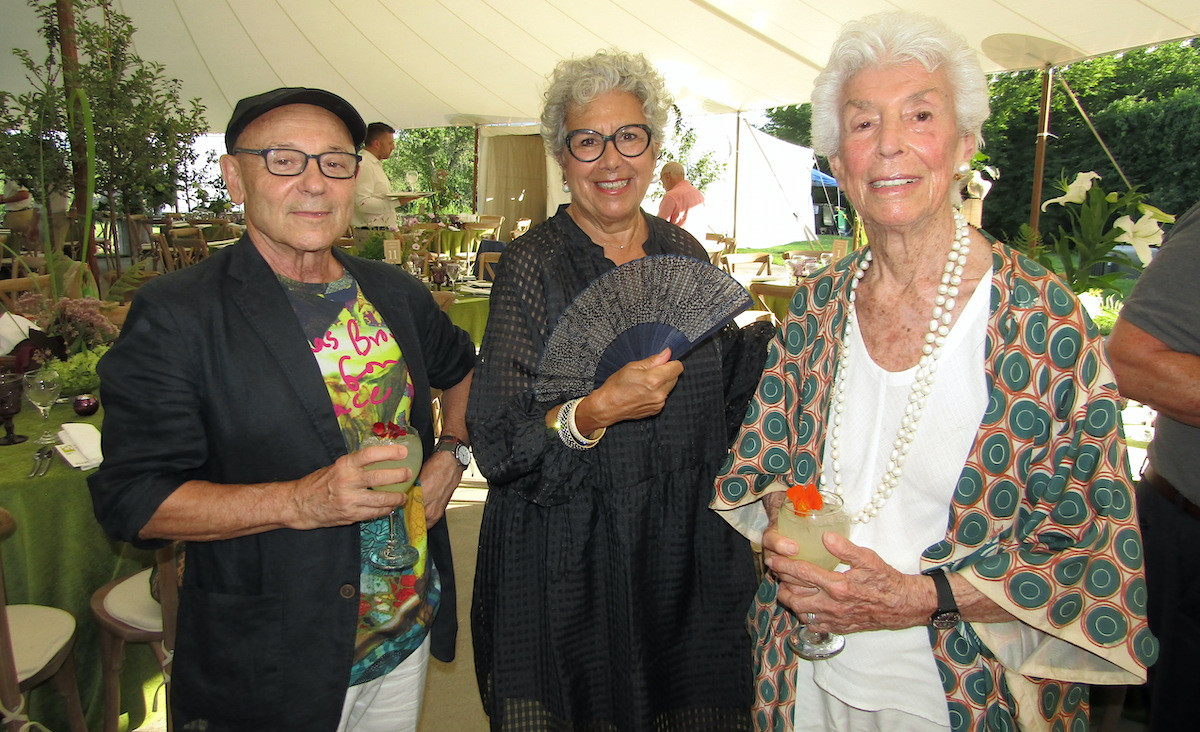 Juan Carlos Merlo, gala committee member Elizabeth Miller, and lead supporter Joan Davidson