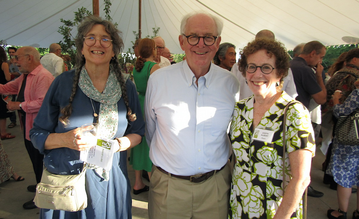 Stephanie Sassoon, Allen Thomas, and board member Judith Albert
