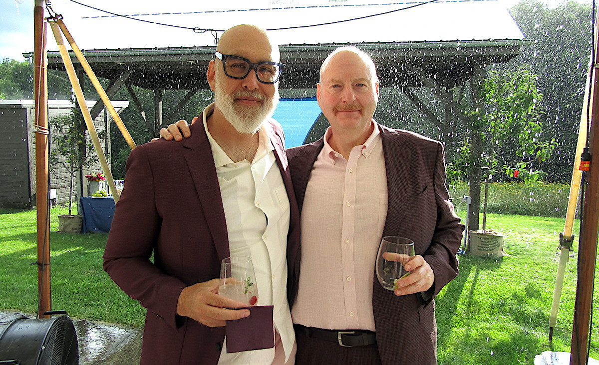 Oliver Helden and writer David Bourgeois