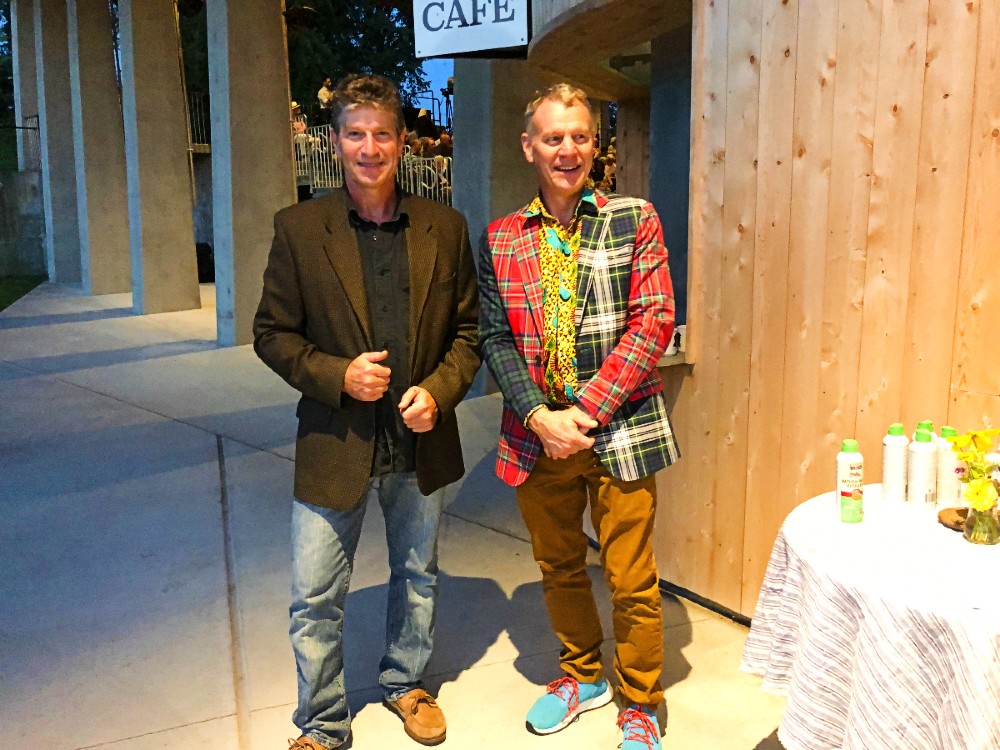 David Grunberg and Doug Fitch, a visual artist and director