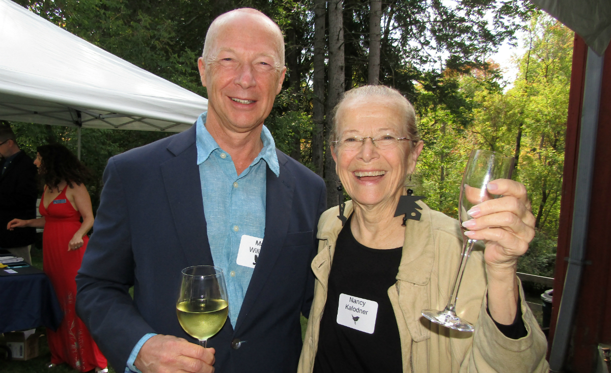 Brunch Committee member and former Rural Intelligence publisher Mark Williams with realtor Nancy Kalodner