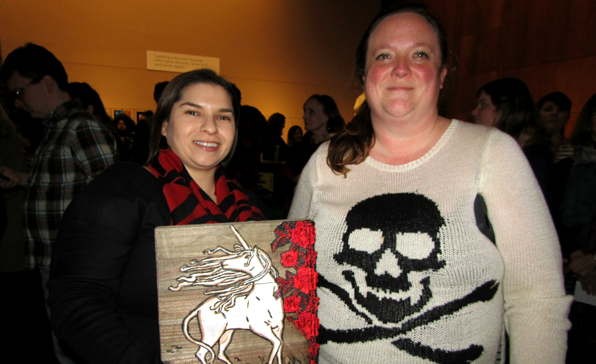 Franci Gazzaniga chose an artwork created by The Berkshire Eagle's Jen Huberdeau