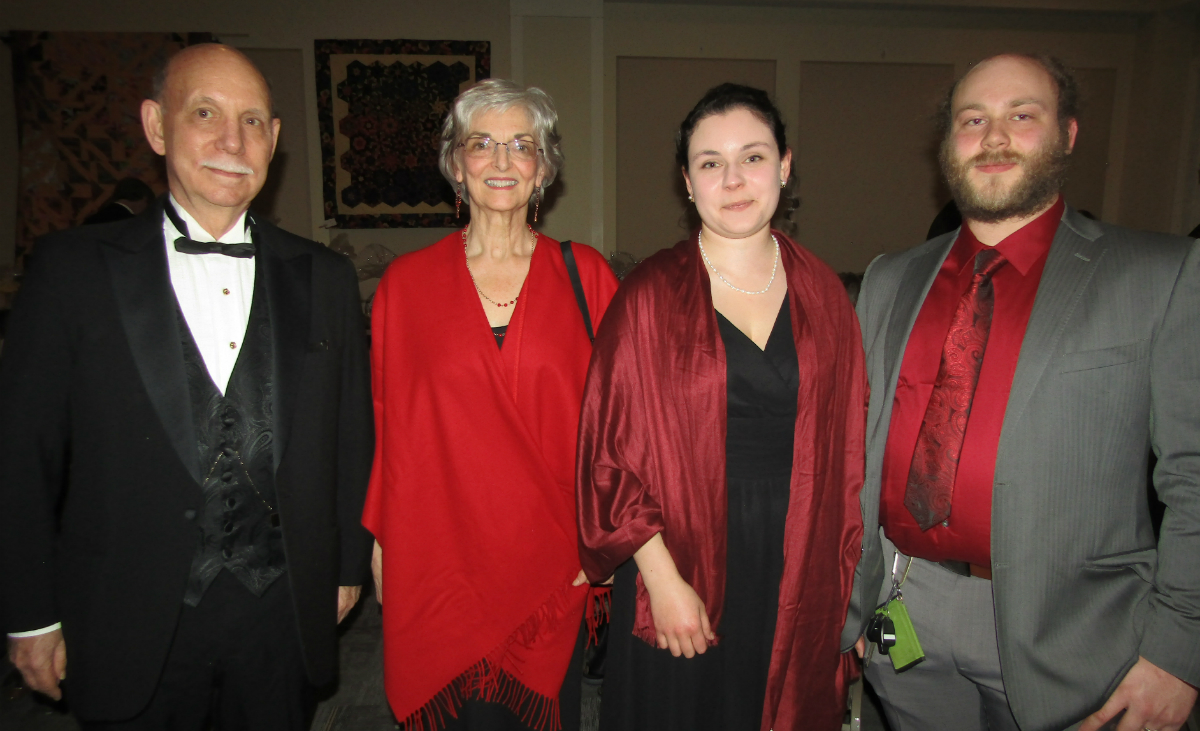Susan B. Anthony descendants Eric and Patricia Anthony with Cassandra Peltier, director of the Susan B. Anthony Birthplace Museum, and Baraq Polston Susan B. Anthony descendants Eric and Patricia Anthony with Cassandra Peltier, director of the Susan B. Anthony Birthplace Museum, and Baraq Polston