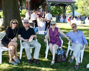 Regina Brown, Hank Brown, Hudson Valley Vintage owner Risa Getman and Kevin McCarty. Regina Brown, Hank Brown, Hudson Valley Vintage owner Risa Getman and Kevin McCarty.