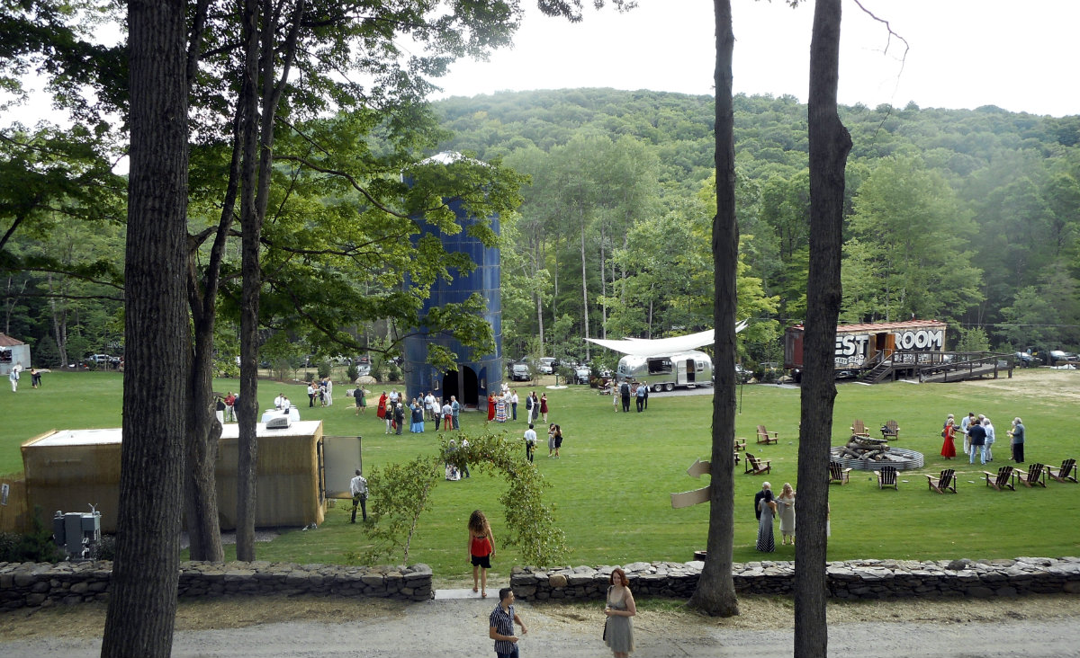 View of the 5 Senses field from the amphitheater above. View of the 5 Senses field from the amphitheater above.