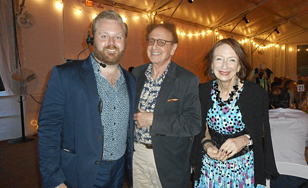 Jake McIntyre, Pilobolus associate producer, Howard Weinberg, chariman of the board, and Joanna Seddon, president, Global Brand Consulting for Ogilvy & Mather. Jake McIntyre, Pilobolus associate producer, Howard Weinberg, chariman of the board, and Joanna Seddon, president, Global Brand Consulting for Ogilvy & Mather.