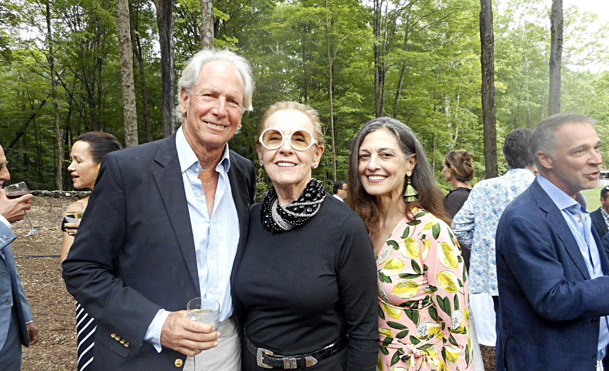 Tony Zunino, fashion designer Linda Allard and JoAnne Torti, director of the After School Arts Program (ASAP) in Washington, Conn. Tony Zunino, fashion designer Linda Allard and JoAnne Torti, director of the After School Arts Program (ASAP) in Washington, Conn.