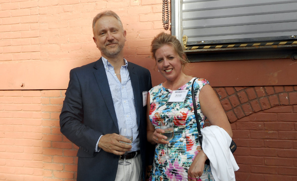 Board member Chris Doig and Michelle Doig.