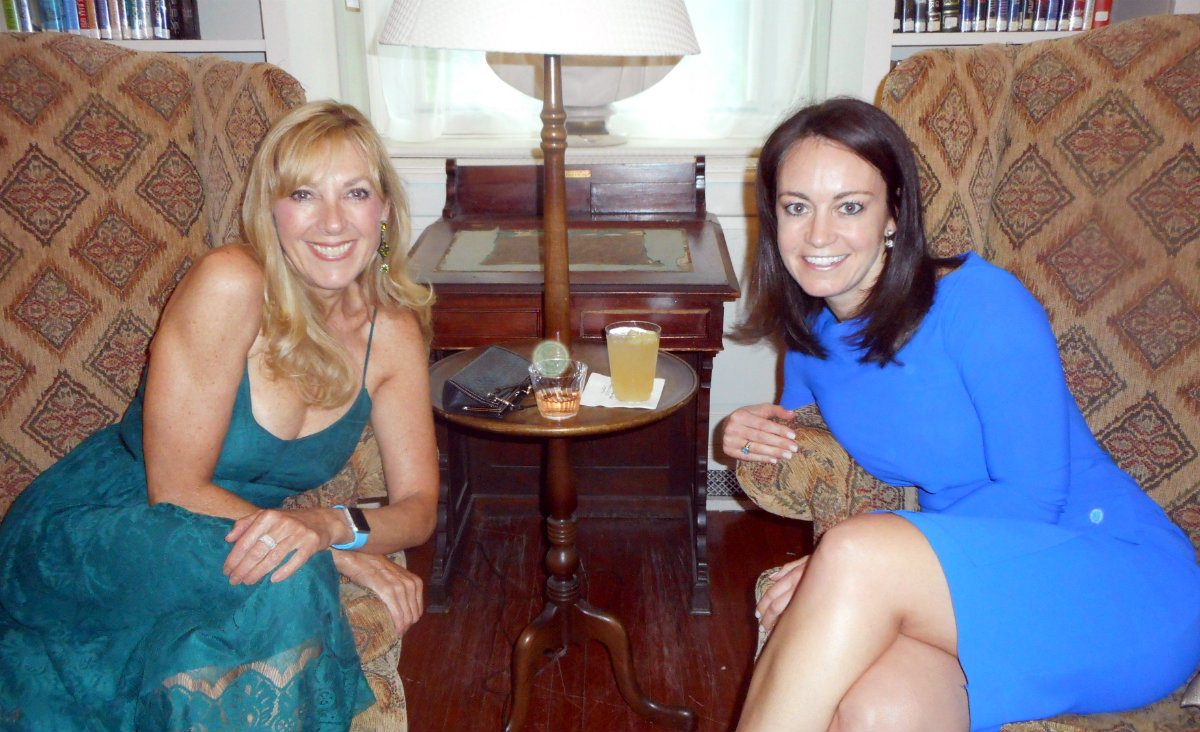 Hairstylist Susan Burns and Allison Loring. Hairstylist Susan Burns and Allison Loring.