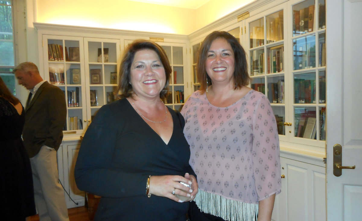 Attorney Veronica Fenton, who was co-chair of the event and is a library board member, with 1Berkshire’s Director of Marketing Lindsey Schmid, who volunteered with the gala committee. Attorney Veronica Fenton, who was co-chair of the event and is a library board member, with 1Berkshire’s Director of Marketing Lindsey Schmid, who volunteered with the gala committee.