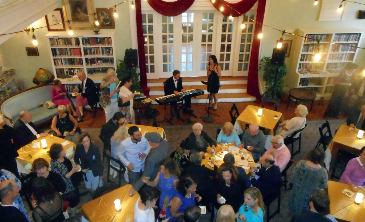 The beautiful Sedgwick Reading Room became a jazz cafe for the evening. The beautiful Sedgwick Reading Room became a jazz cafe for the evening.