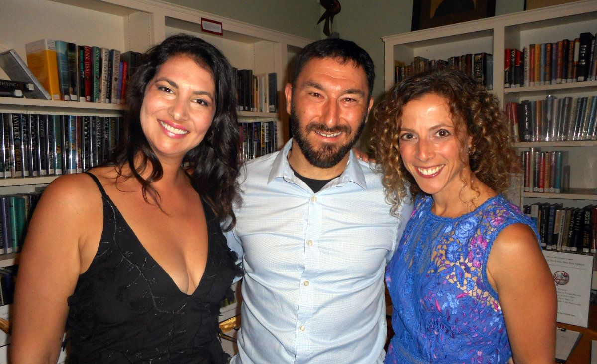 Co-chair Daniele Stern with Matt Mozian and Sharon Mozian, a psychiatrist. Co-chair Daniele Stern with Matt Mozian and Sharon Mozian, a psychiatrist.