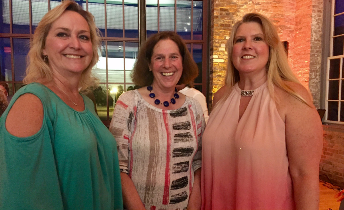 Nancy Maier is flanked by Pamela Walker and Crystal Collins, both from Atlanta and involved with Consenses through their organization, ArtsNow. Nancy Maier is flanked by Pamela Walker and Crystal Collins, both from Atlanta and involved with Consenses through their organization, ArtsNow.