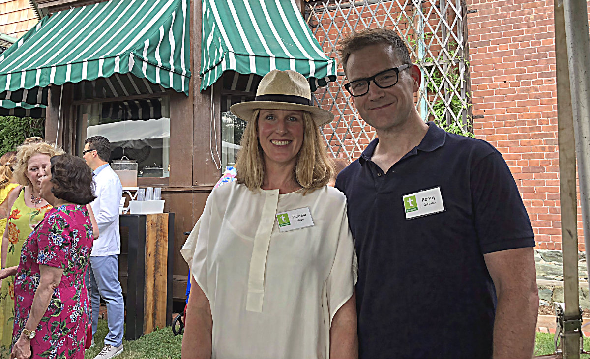Executive coach Pamela Lloyd and Renny Gleeson. They're from Portland, Oregon, but have a place in Stockbridge. Executive coach Pamela Lloyd and Renny Gleeson. They're from Portland, Oregon, but have a place in Stockbridge.