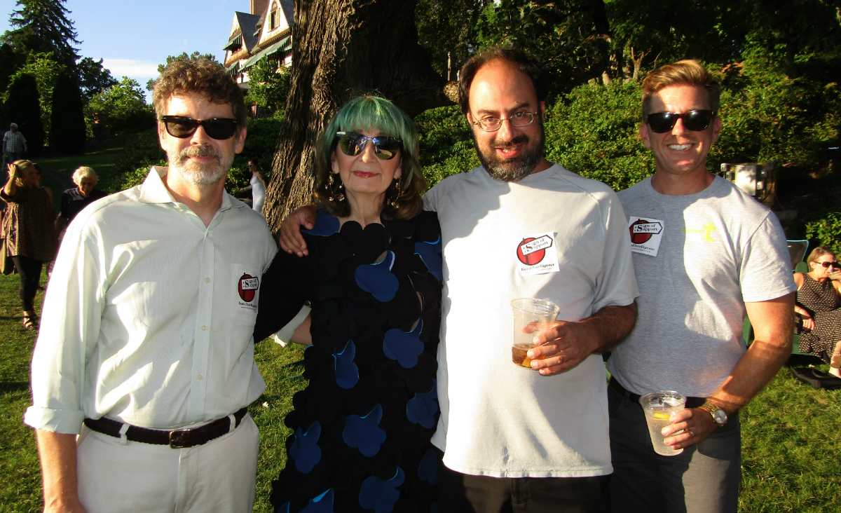 John O'Keefe, Vicki Bonnington, Jonathan Swarz and Brian Cruey, Naumkeag's general manager.