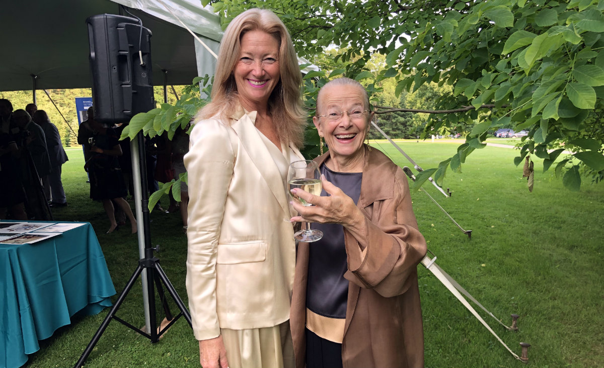 Trustee Lucy Holland and real estate legend Nancy Kalodner