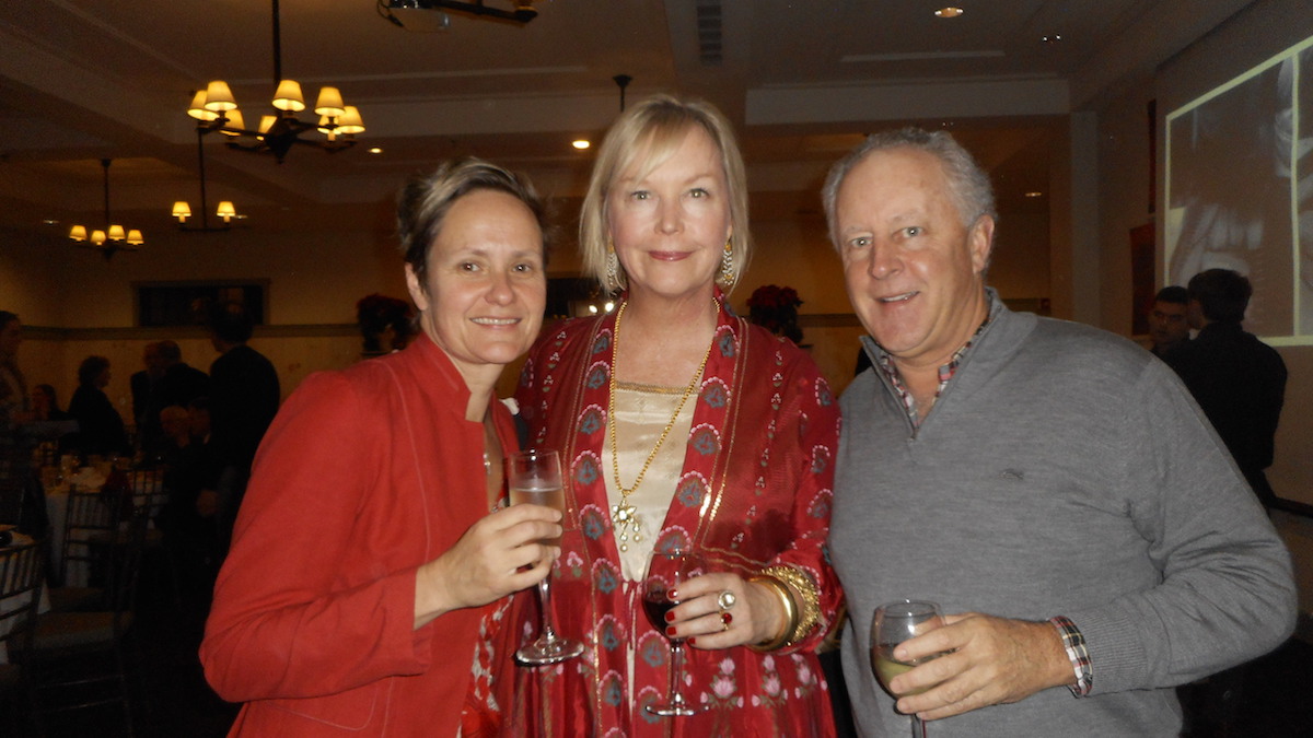 Sheela Clary, Annie Selke&nbsp;and Jim Crane