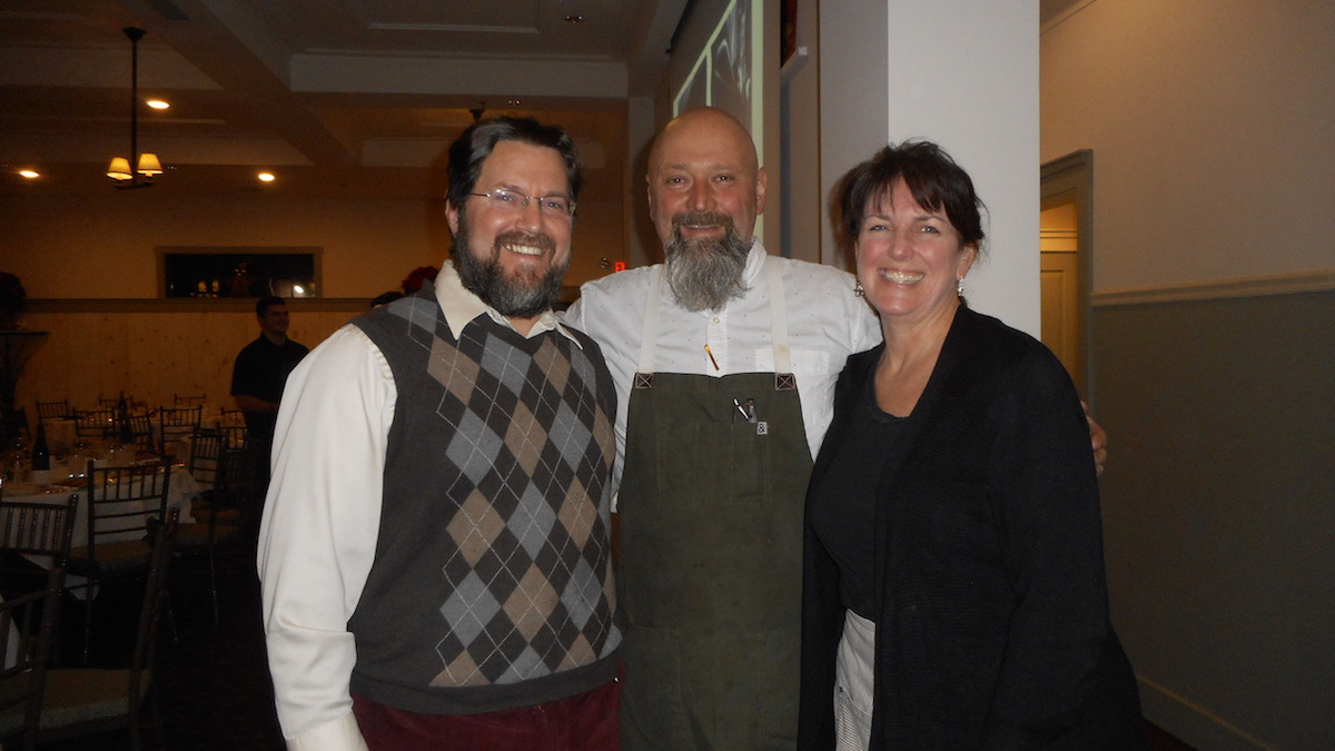 Dan Thomas, owner of the recently opened South Egremont Spirit Shoppe; Chef Brian Alberg, a member of RSYP's board of directors and vice president of culinary development at Main Street Hospitality Group; and Denise Albert of the catering division at Main Street Hospitality Group.
