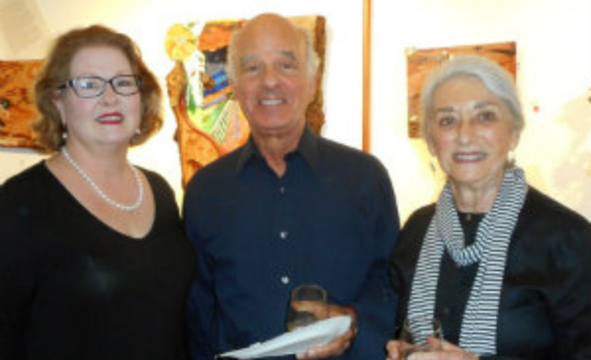 Jean Atwater-Williams, owner of BitzTech Associates, with Allen and Sheila Liberman. Jean Atwater-Williams, owner of BitzTech Associates, with Allen and Sheila Liberman.