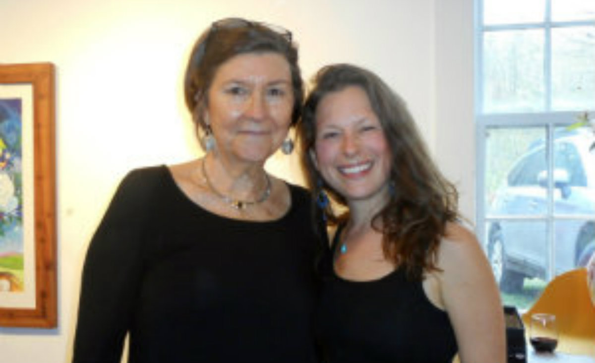 Susan Van Sickle and Laura Paskell-Brown, a soul doula. Susan Van Sickle and Laura Paskell-Brown, a soul doula.