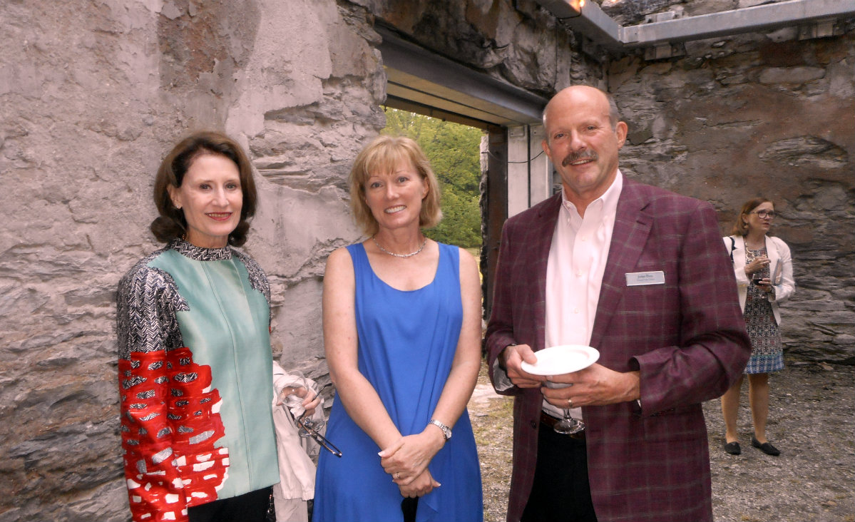 Lesley Oelsner, Amy Butler and John Dax, board vice president.