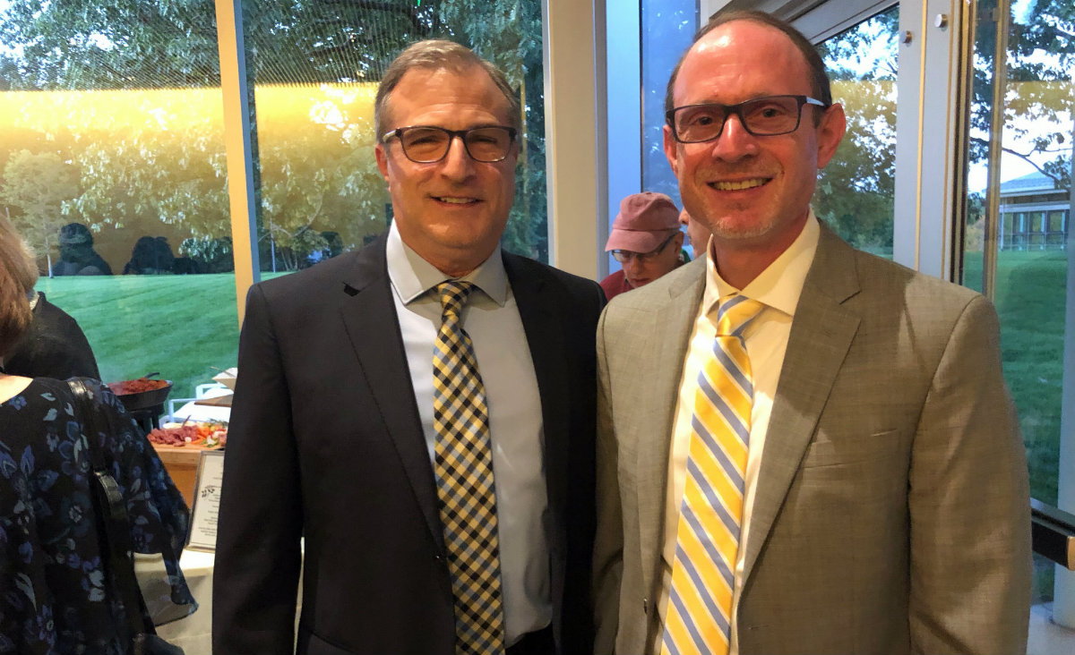 Tim Beaver and Daniel Kaufman, who were underwriters of the event