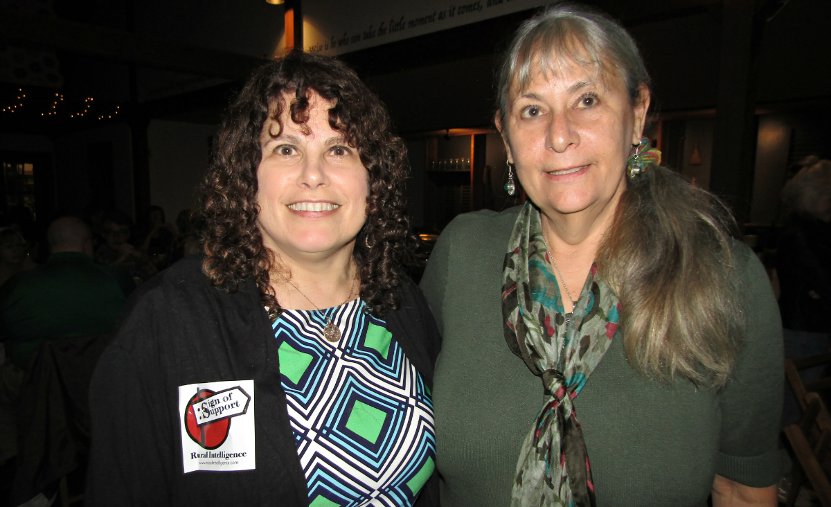 RI's Editor, Lisa Green, and friend Mara Herskovitz.