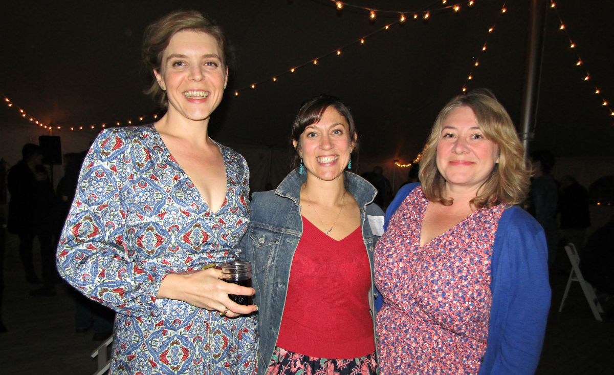Rebecca Weinman, board member Mackenzie Greer, and Jess Dawson Rebecca Weinman, board member Mackenzie Greer, and Jess Dawson
