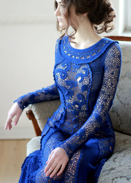 A piece made by Svetlana Pushkina, a top Irish crochet lace maker from Saint Petersburg, Russia. A piece made by Svetlana Pushkina, a top Irish crochet lace maker from Saint Petersburg, Russia.