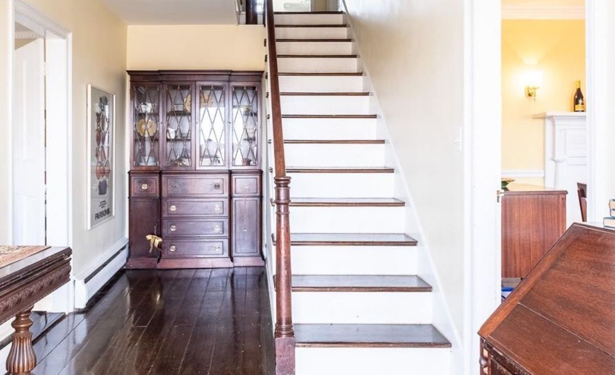 Staircase to second floor