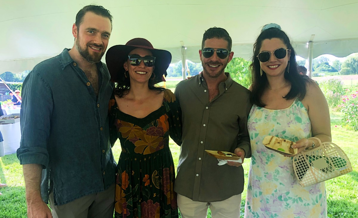 Jesse and Jackie Rushworth, Daniel Richards and Abigail Martone